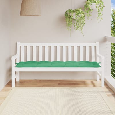 vidaXL Tuinbankkussen 180x50x7 cm oxford stof groen
