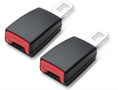 Daity 2-pack - Gordelverlenger - autogordeladapter - gordelgesp - gordelverlenger - autogordelstekker (zwart)