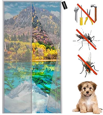 Magnetisch Vliegengaas Deur - Hordeur 90 x 215 cm voor Balkondeuren