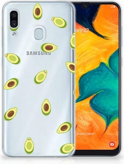 Samsung Galaxy A30 Siliconen Case Avocado