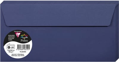 Stuifmeel van Clairefontaine enveloppe DL, zwart