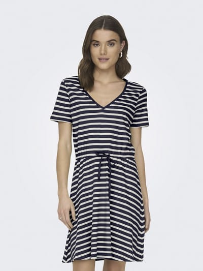 ONLY - ONLMAY S/S V-NECK SHORT DRESS JRS NOOS - Dames - Mini jurken
