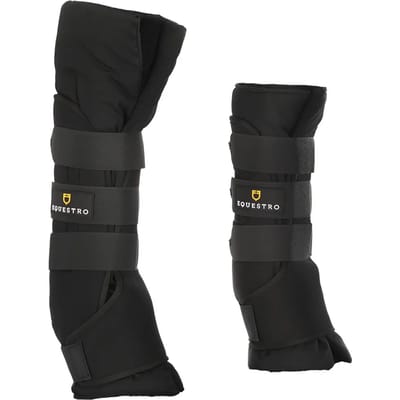 Opvouwbare transportbeschermers voor paarden met klittenbandsluiting Equestro (x4)