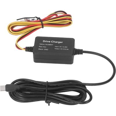 Dashcam Hardwire Kit Rubber Metaal voor Spiegel Camera GPS Navigator Radar Detector 12‑30V 10W TYPE C