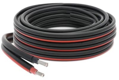 Zonnekabel 2 x 6 mm² voor fotovoltaïsche installaties - 5 meter