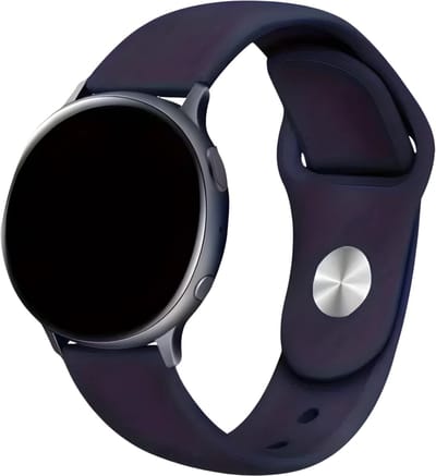 Innerlight® Smartwatch Siliconen Bandje 20mm - Blauw - Sport Horlogebandje geschikt voor Samsung Galaxy Watch 7 / 6 / 5 / Pro / 4 / 3 / Active 2 - Polar Ignite / Unite – Huawei