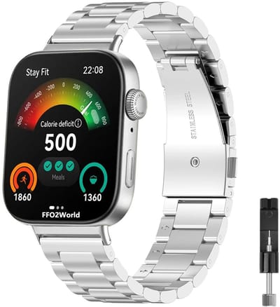 Stravo Stalen schakel bandje Geschikt voor Huawei Watch Fit 5 / Watch Fit 5 Pro / Watch Fit 4 / Watch Fit 4 pro / Watch Fit 3 – Metalen RVS Horlogebandje – Zilver