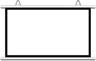 Projectiescherm - Filmscherm Beamerdoek - Thuisbioscoop Film - HD Kwaliteit Roll-down - 30-72 inch - Wit