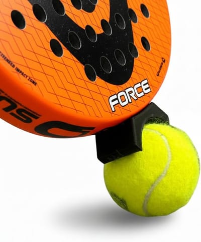 Ballenraper Padel - Ballen Oppakker - Efficiënt Trainen - Lichtgewicht Ontwerp - Zwart