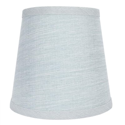 Allecto - Lampenkap - Wandlamp - Modern en duurzaam - Lichtblauw - Kristallen lamp - Geschikt voor E14 lampen - Slaapkamer decoratie