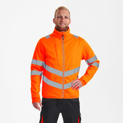 Engel Safety softshell jack 1158-237 - Hi-vis Orange - L