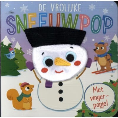 De Vrolijke Sneeuwpop - Vingerpopboek - Claire Mowat