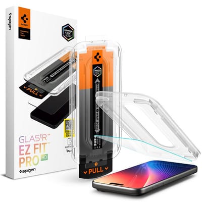 Spigen Privacy Glass Geschikt voor Apple iPhone 17 Pro Max - EZ Fit GLAS.tR - 9H Tempered Glass Screen Protector - Case Friendly - Gemakkelijke Installatie - 1-Pack