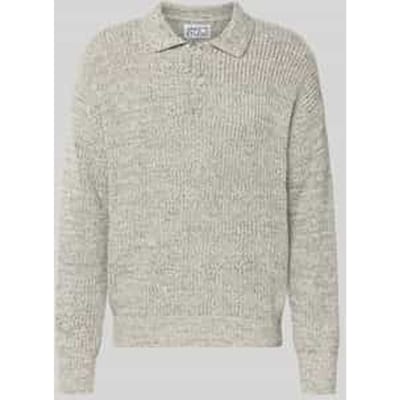 Loose fit gebreide pullover met katoen en wol