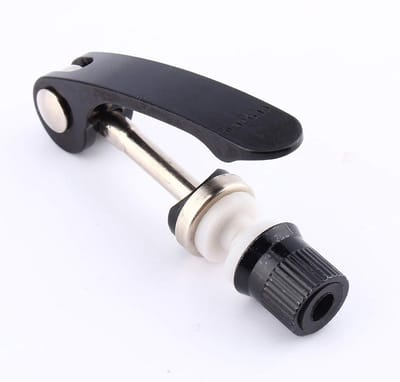 Fiets Zadelpen Klem - Zadelpenbevestiging - Zadelhoogte Aanpassen - Snelle Verstelling - 5x60mm - Zwart