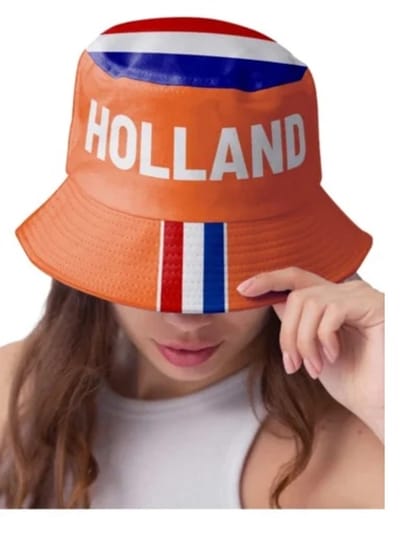 Bucket hat Holland oranje WK/EK