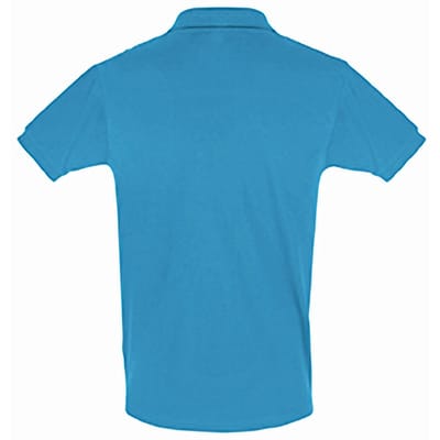 SOLS Heren Perfect Pique Korte Mouw Poloshirt (Aqua)