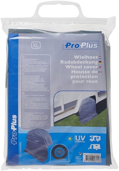 ProPlus Wielhoes XL - Bandenhoes Camper/Caravan - Weerbestendig - UV-gestabiliseerd - Grijs