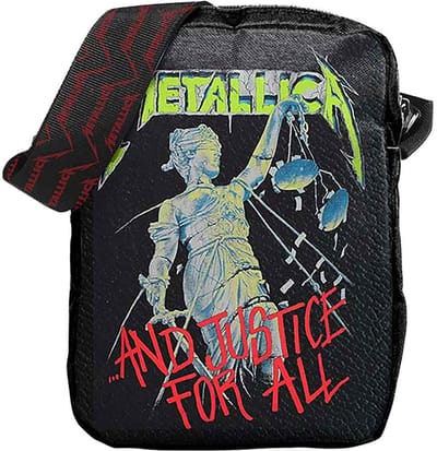 Rocksax Metallica - Justice For All Crossbody tas - Zwart
