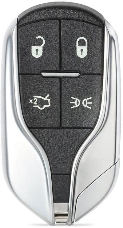 XEOD Autosleutelbehuizing - sleutelbehuizing auto - sleutel - Autosleutel - Afstandsbediening / Geschikt voor: Maserati 4 knops