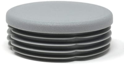 Allecto - Lamellenstoppen - Ronde buizen - Eenvoudige montage - Grijs - Hoogwaardige kwaliteit - Geschikt voor buizen met diameter 52-54 mm - 4 stuks