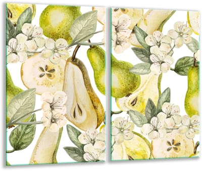 TMK ArtDeko - Glazen Snijplank - 30x52cm - Inductiekookplaat Beschermplaat