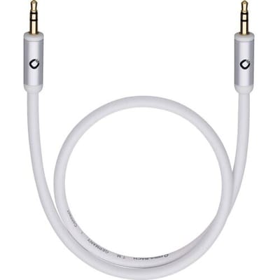 Oehlbach i-Connect J-35 Jackplug Audio Aansluitkabel [1x Jackplug male 3,5 mm - 1x Jackplug male 3,5 mm] 3.00 m Zwart Vergulde steekcontacten,