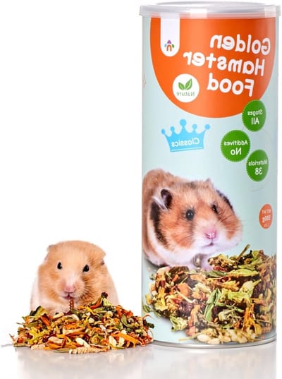 Natuurlijke Snacks en Treats voor Dwerghamsters, Syrische Hamsters, Gerbils en Muizen - 500g Gezond Voer