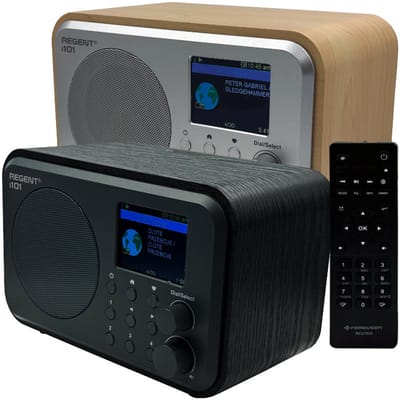 Ferguson Regent i101 Internet radio - podcasts - FM-DAB+ radio - 2,4"kleuren scherm - 2000mAh accu zwart