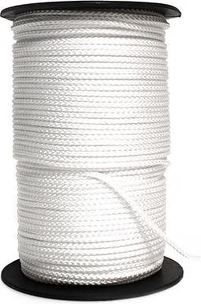 nylon koord op spoel wit 80 mtr 4 mm metseltouw. DeltafiX.
