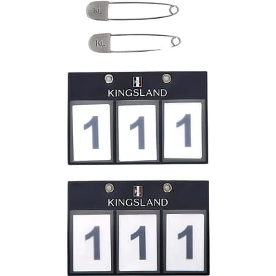 Kingsland Startnummers Kingsland 2-pack Donkerblauw