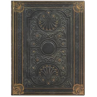 Paperblanks flexis cahier, uitvoering nocturnelle ultra, formaat 18 x 23 cm., gelinieerd