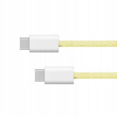Kruger&Matz USB-C naar USB-C Kabel 1m Geel - 60W
