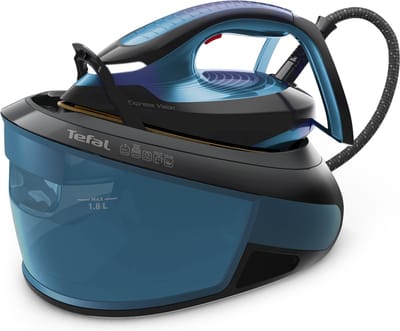 Tefal Express Vision SV8151 Stoomgenerator - 2800W - 7 Bar - 500g/min Stoomstoot - Durilium AirGlide Autoclean Zoolplaat - Blauw/Zwart