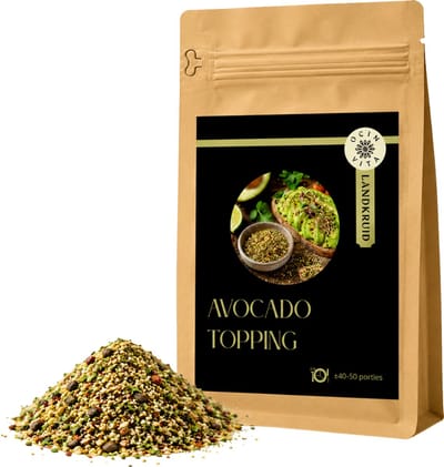 Avocado Topping 100g – Avocado Kruidenmix voor Guacamole, Avocado Toast, Salades & Bowls – Ocin Vita