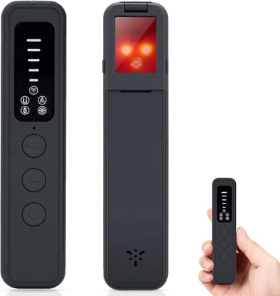 SnelShoppen - Verbeterde Verborgen Camera Detector, AI-Aangedreven Multifunctionele Anti-Spionage Apparaat, Draagbare RF Signaal Scanner, GPS Tracker