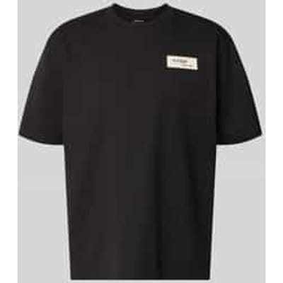 relaxed fit T-shirt met labelbadge