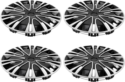 Dailygoods- Wieldeksel Universele Pasvorm - 15 Inch - Beschermt Wielen - Stijlvolle Hubcaps - Duurzaam Plastic - Set van 4 - Wielhubcap