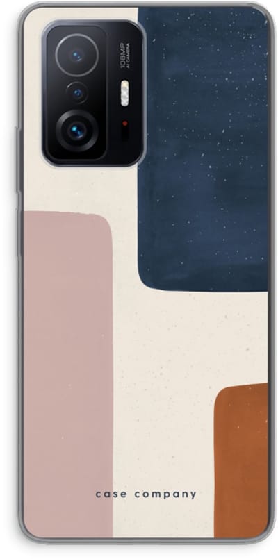 Case Company® - Hoesje geschikt voor Xiaomi 11T hoesje - Geo #5 - Soft Cover Telefoonhoesje - Bescherming aan alle Kanten en Schermrand