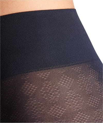 FALKE Dovetail eenkleurig materiaal half ondoorzichtig 50 DEN panty dames blauw - maat M