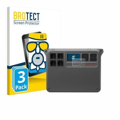 BROTECT - Screenprotector voor DJI Power 2000 - Folie Beschermfolie Beschermglas matte 3 Stuks