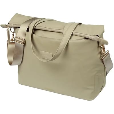 Basil Manhattan - Commuter Fiets laptop tas - 12L - Waterdicht - Laptopvak - Taupe