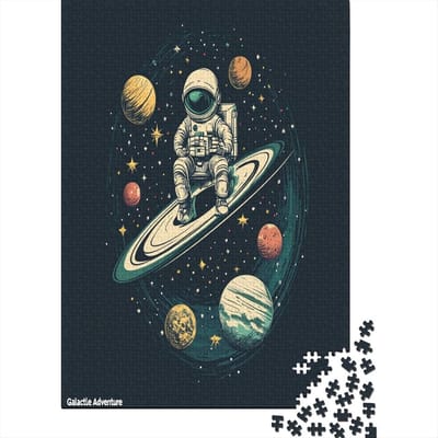 Ruimte Puzzel - Volwassen Legpuzzel - Ontspanning Thuis - Hoge Resolutie Print - 75 x 50 cm