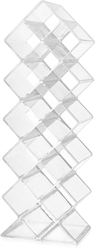 Lipstick Organizer met 16 Vakken - Transparante Acryl Houder voor Lipstick en Lipgloss - Ideale Oplossing voor Badkamer en Make-up Tafelopslag