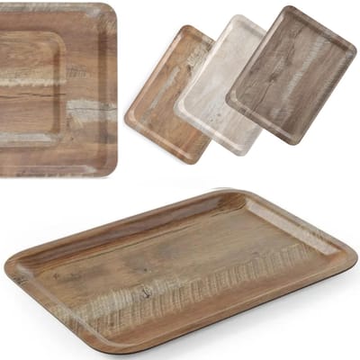 HENDI Dienblad melamine – houtlook – krasbestendig – 330x430 mm