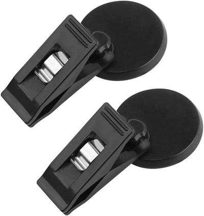 2 stuks parkeerkaartjeshouder voor autovoorruit - clip memohouder voor auto, bestelwagen en caravan - zelfklevende kaartjesclips
