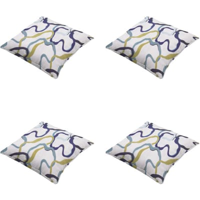 Madison - Sierkussen Blaze - Multikleur - 50x50x10cm - Set van 4