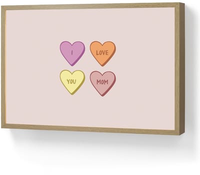 Hartjes - Pastel - Liefde - Moeder