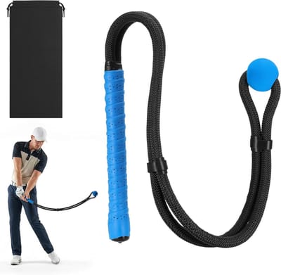 Golf Grip Trainingshulpmiddel voor Swing Verbetering, Snelheidsgrip en Indoor/Outdoor Oefening, Ideaal Golf Trainingsmateriaal voor Mannen en Vrouwen