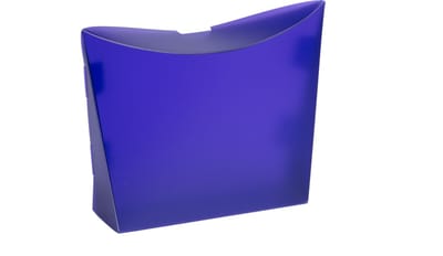 Cadeauverpakking doosje semi-transparant, 13,5x13,5x4 cm PAARS (100 stuks)